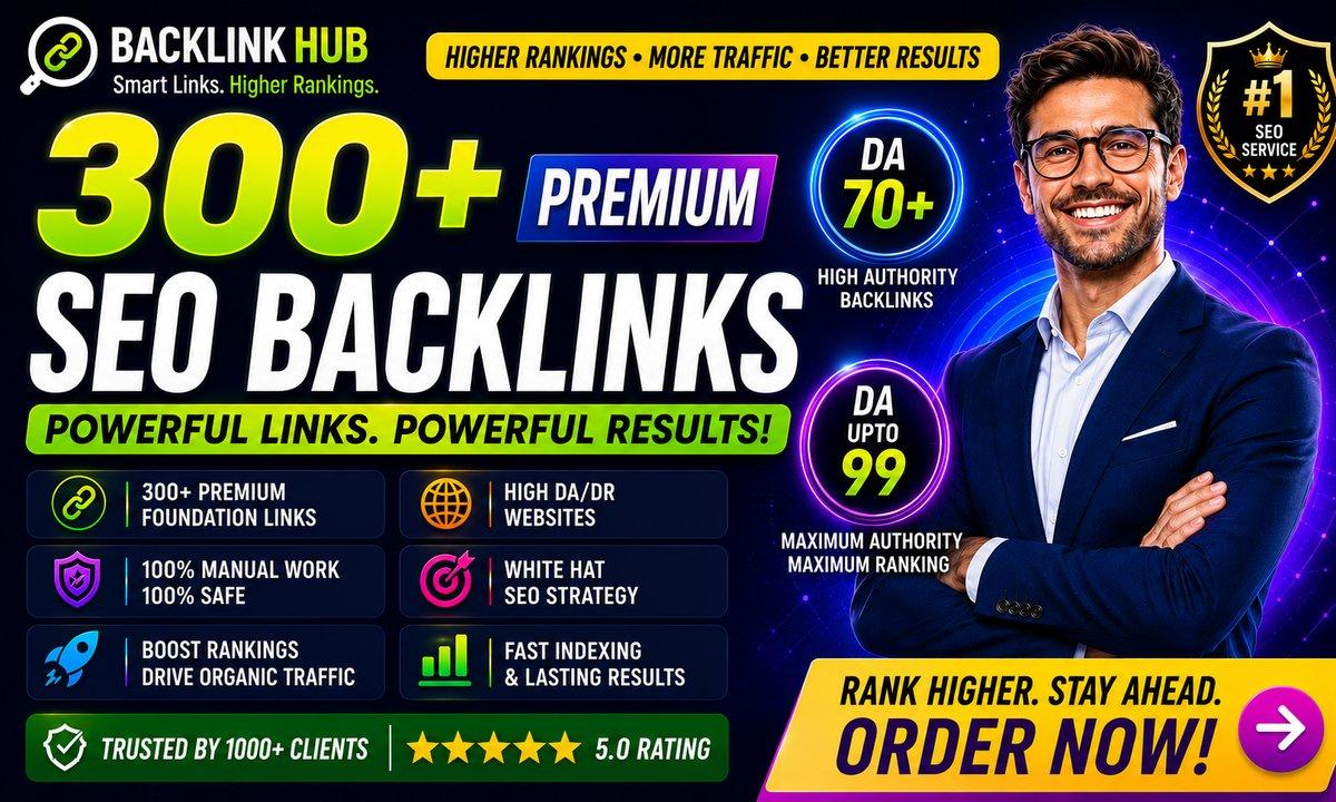 I will do manually high quality whitehat Premium backlinks to improve your SEO