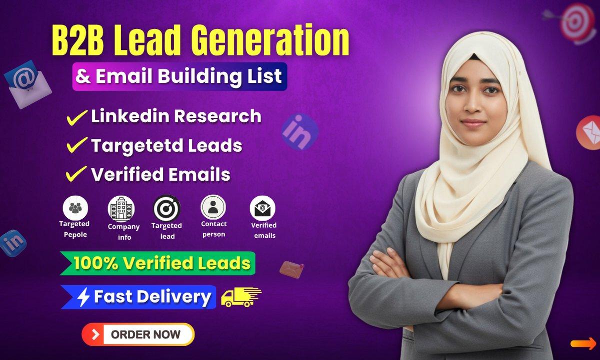 I will collect local business b2b leads with verified emails for your marketing