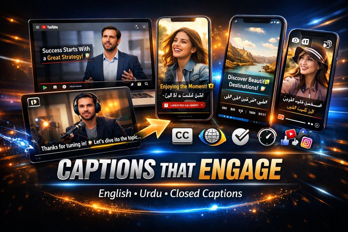 I will make accurate subtitles or closed caption to your video