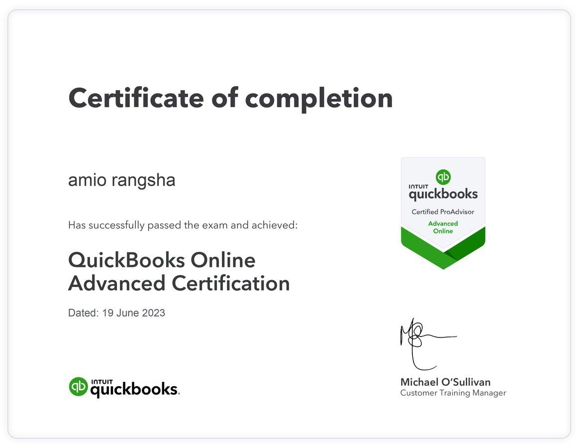 Bookkeeping with QuickBooks Online