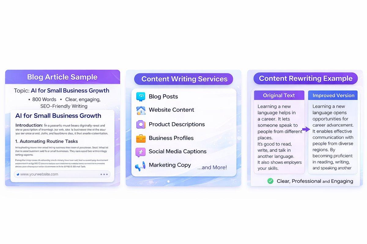 I will write engaging AI generated articles blogs and website content