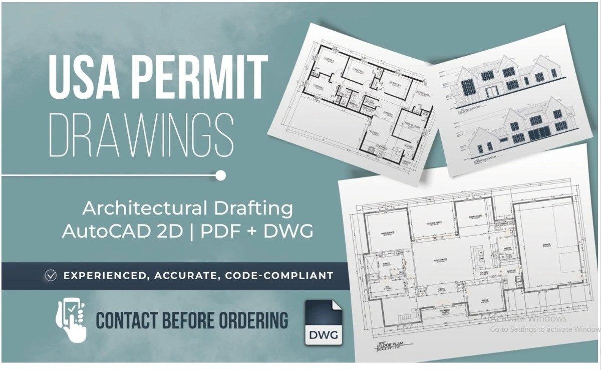 I will create architectural and construction drawings