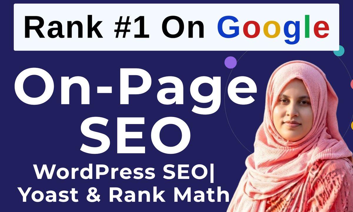 I will do complete on page SEO optimization for top Google ranking