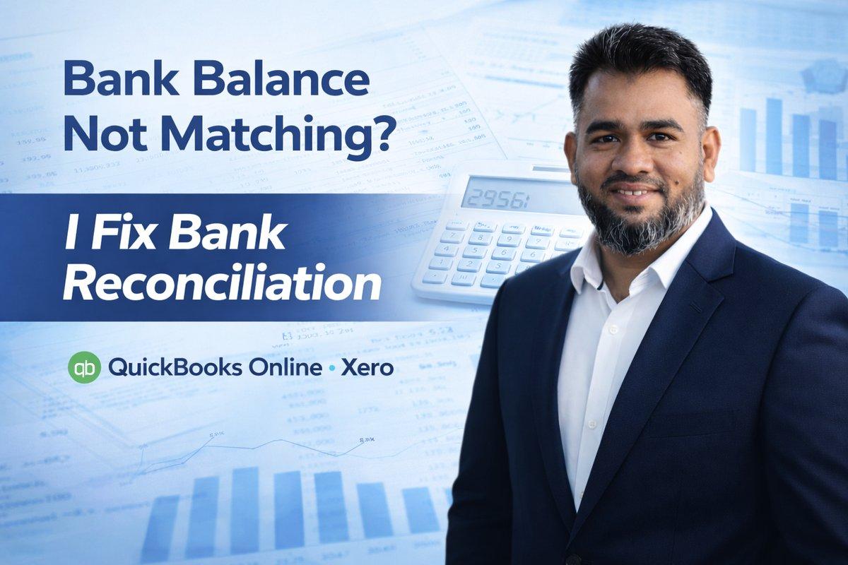 I will do bank reconciliation for small business in QuickBooks Online or Xero