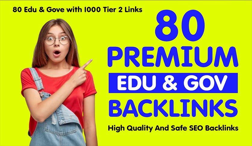 Build 80 high DA university EDU GOV backlinks For Google Rankings