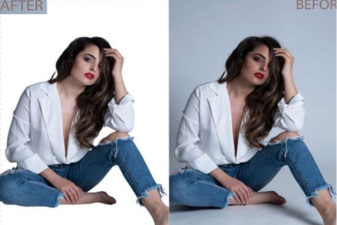 I will ecommerce product photo editing, image retouching, background removal