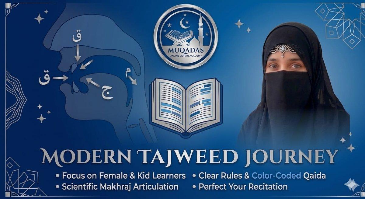 will be your expert Tajweed ul Quran tutor for kids and females
