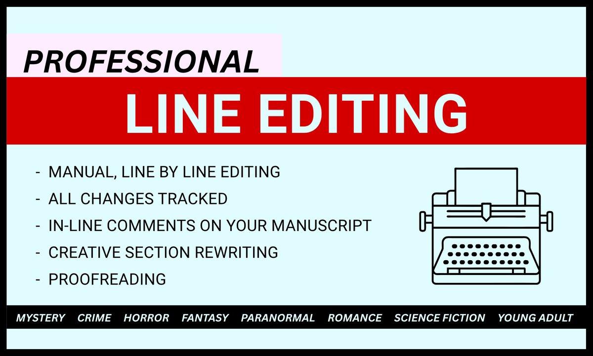 Meticulous Line Editing and Proofreading by Professional Fiction Editor