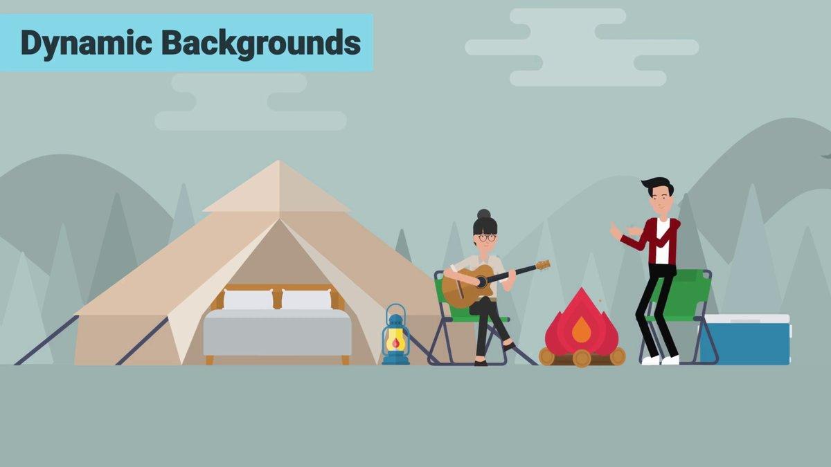 I will create a 2d animation explainer video